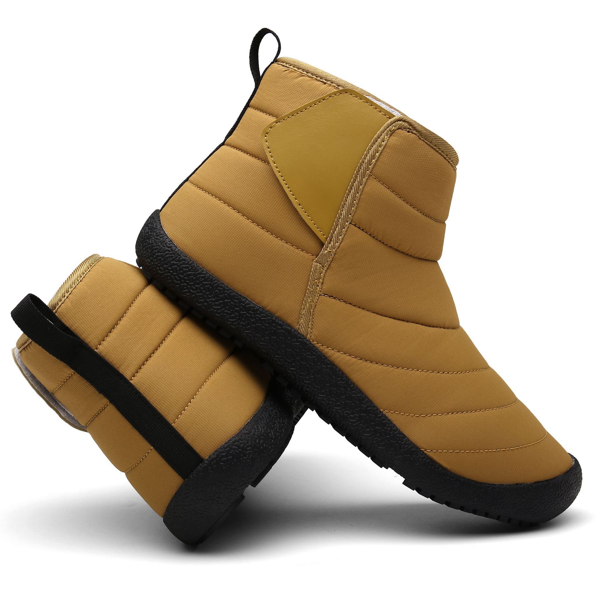 2023 Neue Outdoor-Baumwollschuhe plus samtige warme Schneestiefel für Paare, lässige Wanderschuhe