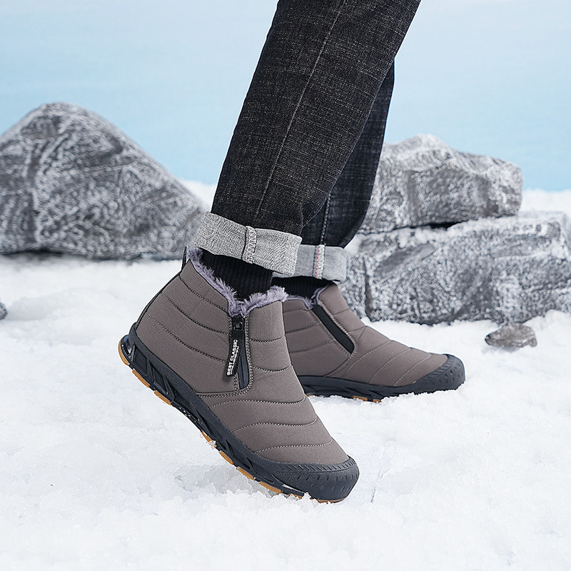 Winter Warm Mountaineering High-Bonker Velvet Outdoor Snow Boots Thickened Warm Shoes