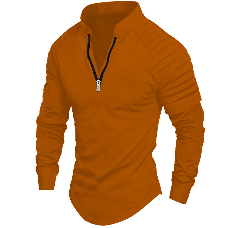 Men's Zip Long Sleeve Athleisure Shirt