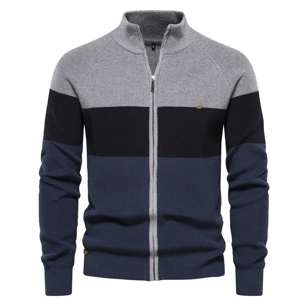 Herrenmode, lässiger Pullover, Mantel, Oberteil
