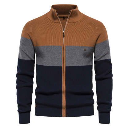 Herrenmode, lässiger Pullover, Mantel, Oberteil
