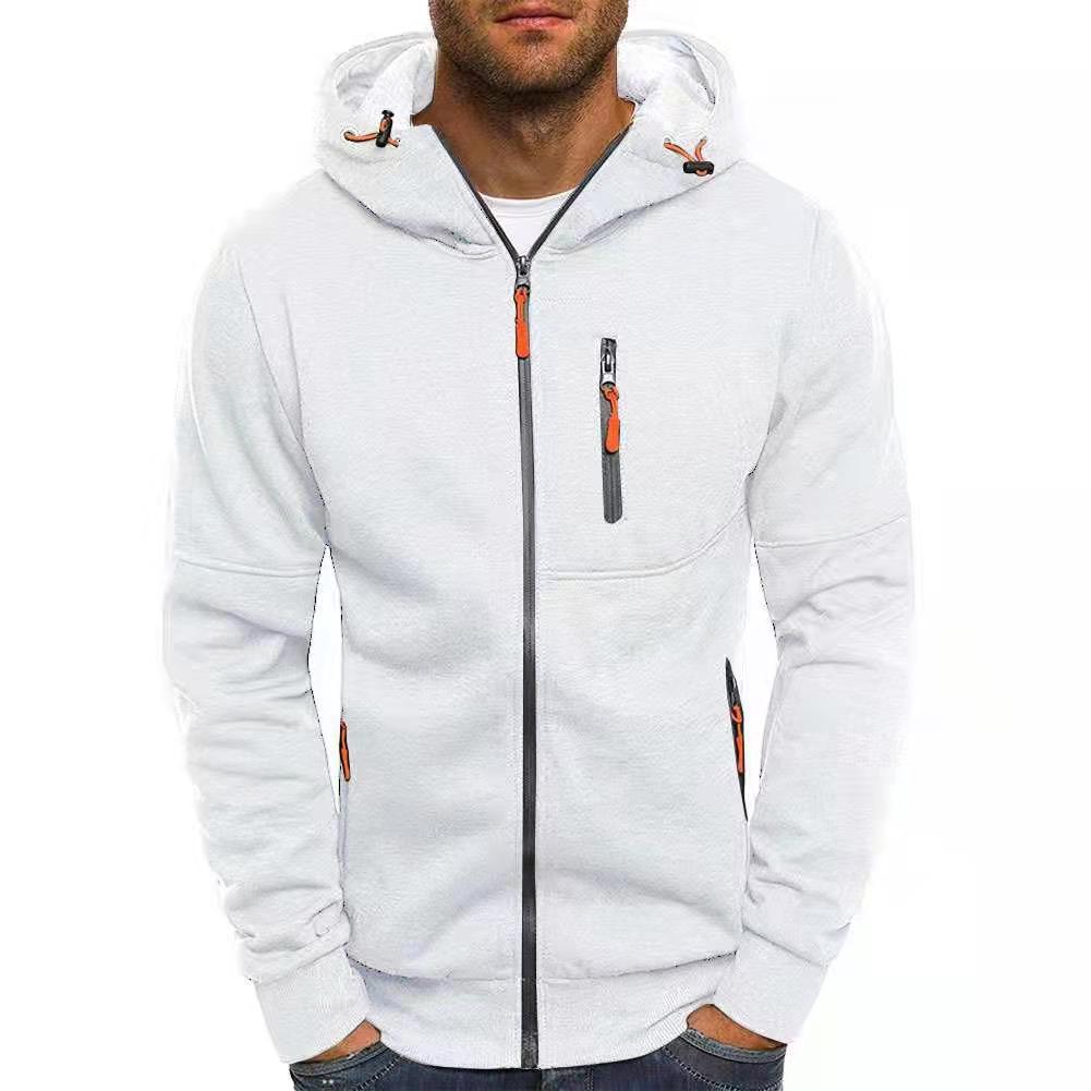 Men's Zip Up Vacation Streetwear Fleece  Hoodie Jacket