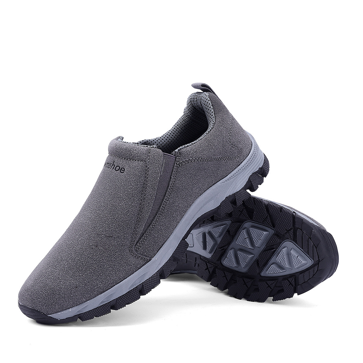 🔥Bestseller - Leichte orthopädische Wanderschuhe zum Hineinschlüpfen aus echtem Leder für Herren