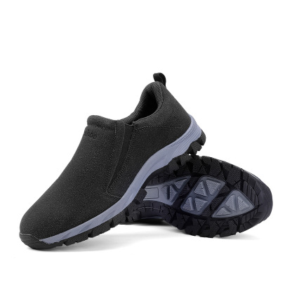 🔥Bestseller - Leichte orthopädische Wanderschuhe zum Hineinschlüpfen aus echtem Leder für Herren