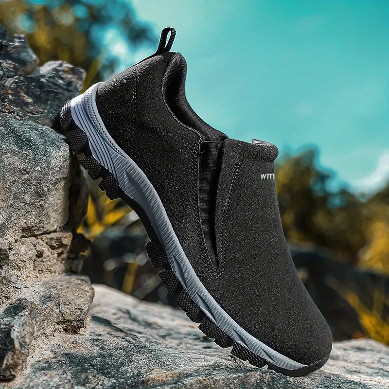 🔥Bestseller - Leichte orthopädische Wanderschuhe zum Hineinschlüpfen aus echtem Leder für Herren