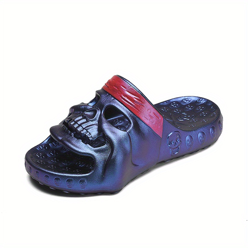 Skull Design Slip-on Slippers