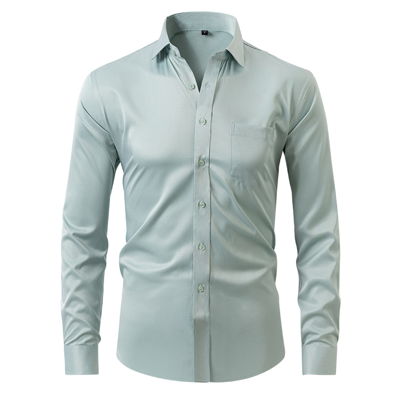 🔥Plus Size (S~8XL) Men's Shirts🔥Breathable High Elasticity Anti Wrinkle Shirt