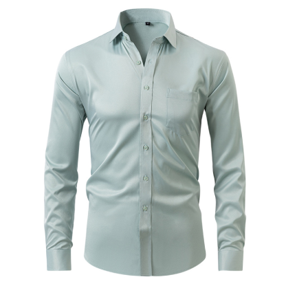 🔥Plus Size (S~8XL) Men's Shirts🔥Breathable High Elasticity Anti Wrinkle Shirt