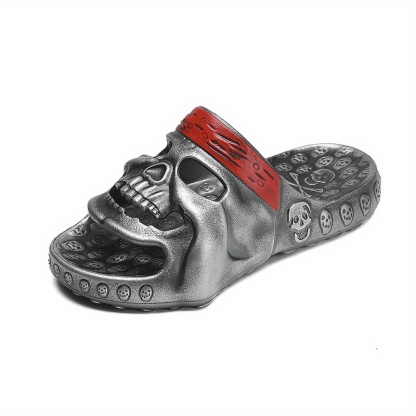 Skull Design Slip-on Slippers