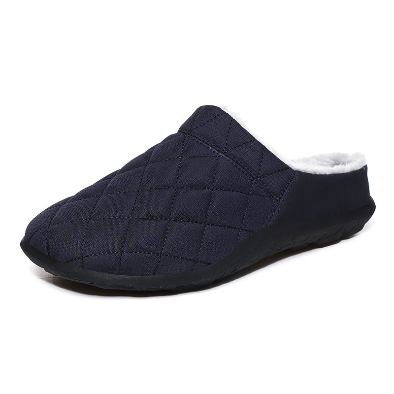 KOMFORTABLE WEICHE HALF DRAG LÄSSIGE BAUMWOLLSCHUHE AUS FLEECE FÜR HERREN