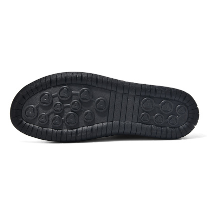 ⏰Limited Time Sale 70% OFF - Men's Premium Leather Slip-On Boots – Ideal Gift for Dad, Husband or Friend | Wide Toe, Arch Support, Waterproof, Pressure Relief, Non-Slip