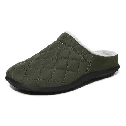 KOMFORTABLE WEICHE HALF DRAG LÄSSIGE BAUMWOLLSCHUHE AUS FLEECE FÜR HERREN