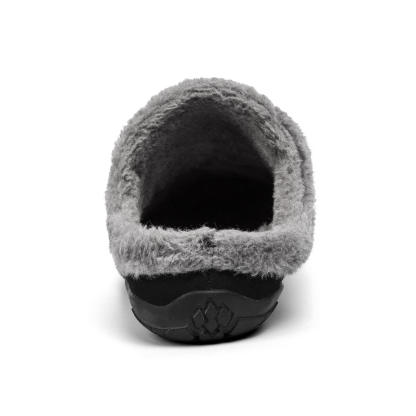 Men's Comfort Winter Warm Fleece Lined Casual Slippers Waterproof Indoor Outdoor Non-slip House Shoes
