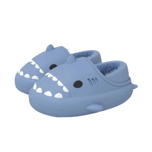 Warme WinterShark Hausschuhe