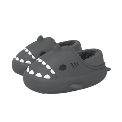 Warme WinterShark Hausschuhe