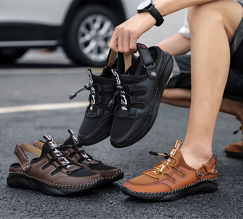 🔥TODAY 70% OFF - Mirco Leather Sandals Shoes