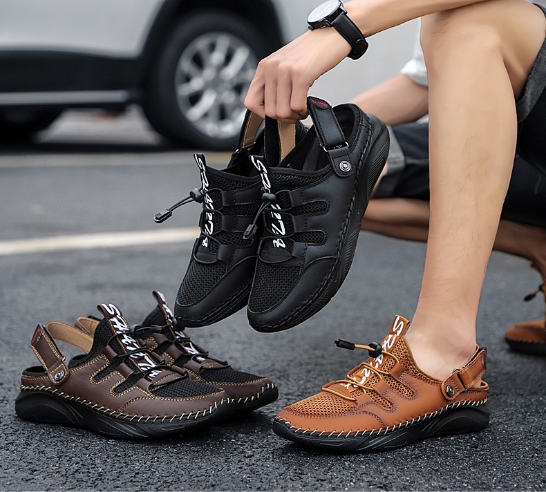 🔥TODAY 70% OFF - Mirco Leather Sandals Shoes