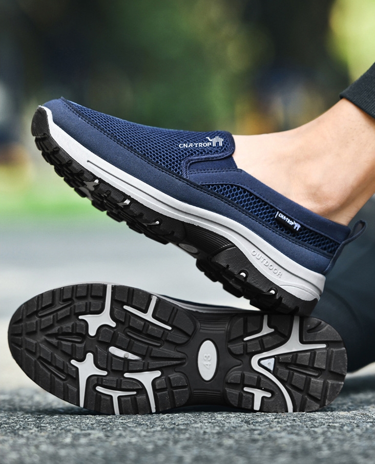 🔥2024 Heiß Neu eingetroffen🔥Leichte und bequeme Outdoor-Mesh-Slip-on-Wanderschuhe für Herren