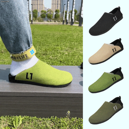 New summer lightweight slip-on beans shoes
