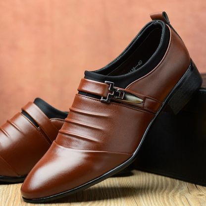 �HOT SALE�--70% OFF �Men's Business Casual Leather Monk Shoes