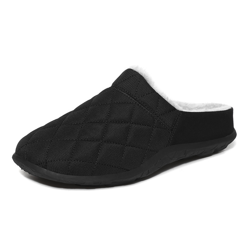 KOMFORTABLE WEICHE HALF DRAG LÄSSIGE BAUMWOLLSCHUHE AUS FLEECE FÜR HERREN