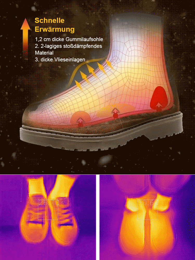 Warmes taktisches Schuhwerk aus -40-Grad-Wolle