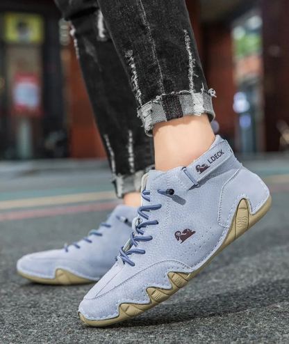 Handgemacht Ultra-bequeme und rutschfeste Barfußschuhe aus Echtleder (Unisex)