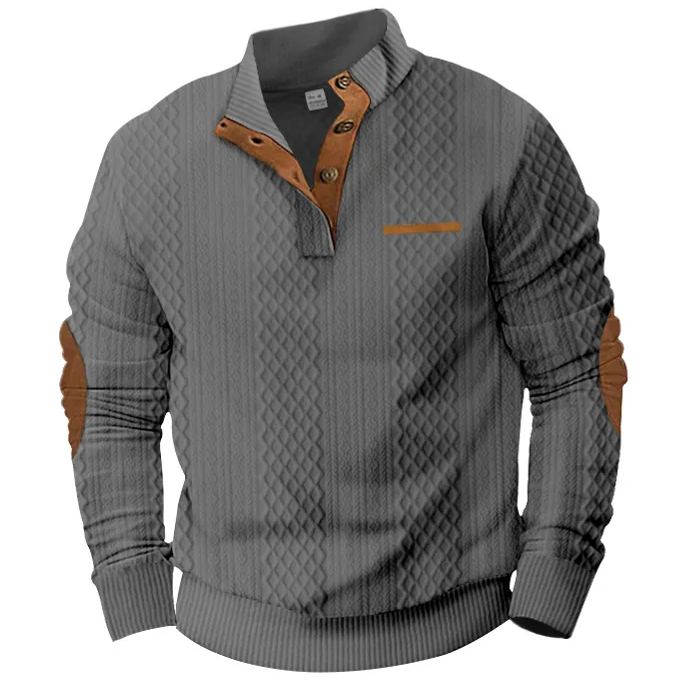 Men's Long Sleeve Cashmere Sweatshirt