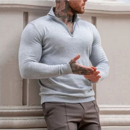 Men's New Cashmere Collar Pullover Shirt