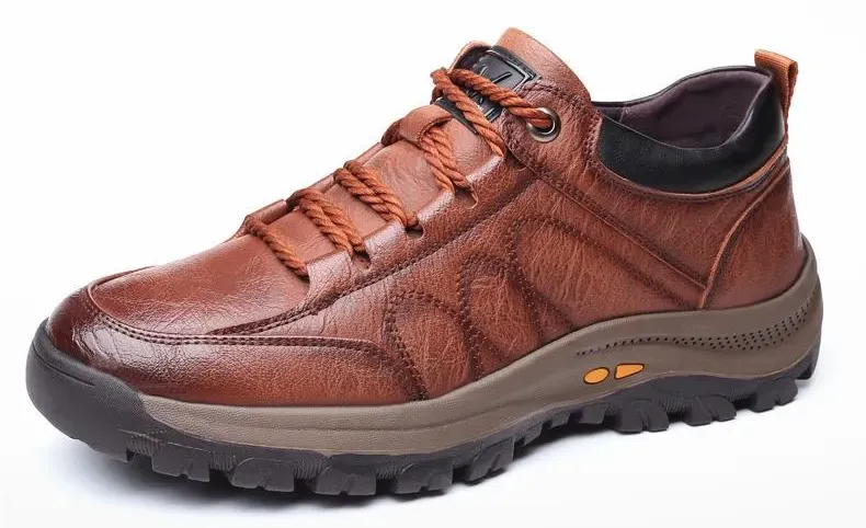 ★圣诞特惠★ 男士休闲手缝皮革圆弧支撑鞋(买2包邮)