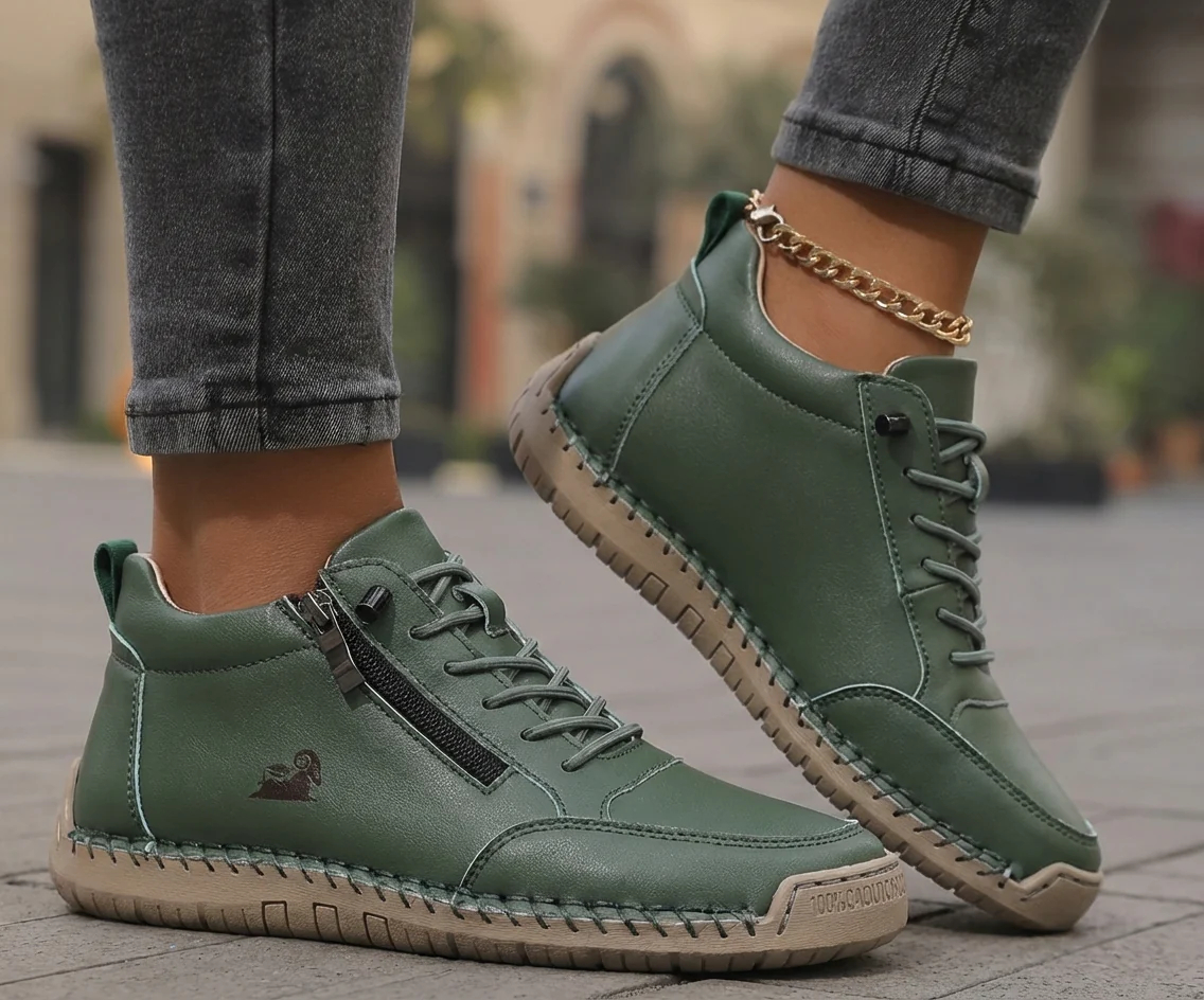 ⏰Letzter Tag: 50% Rabatt🔥Unisex-Orthopädie-Lederschuhe aus Kalbsleder👞Strapazierfähig, rutschfest | Wasserdicht | Fußgewölbeunterstützung | Schmerzlinderung