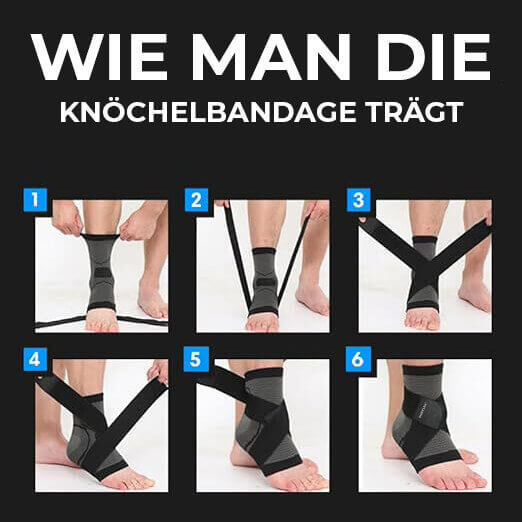 SaniFlex Fußbandage mit Stützriemen