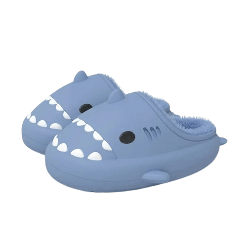 Warme WinterShark Hausschuhe