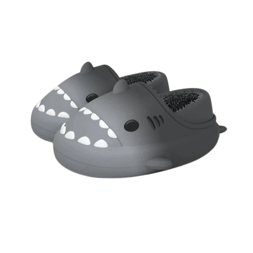 Warme WinterShark Hausschuhe