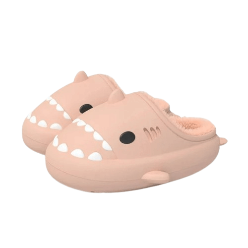 Warme WinterShark Hausschuhe