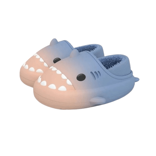 Warme WinterShark Hausschuhe