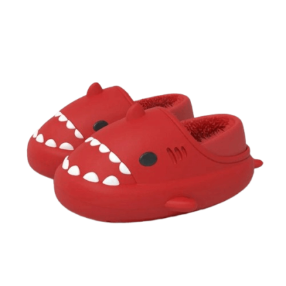 Warme WinterShark Hausschuhe