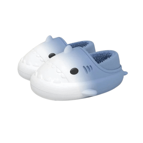 Warme WinterShark Hausschuhe