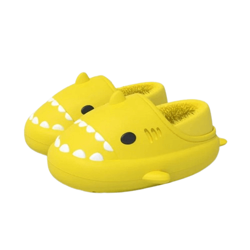 Warme WinterShark Hausschuhe