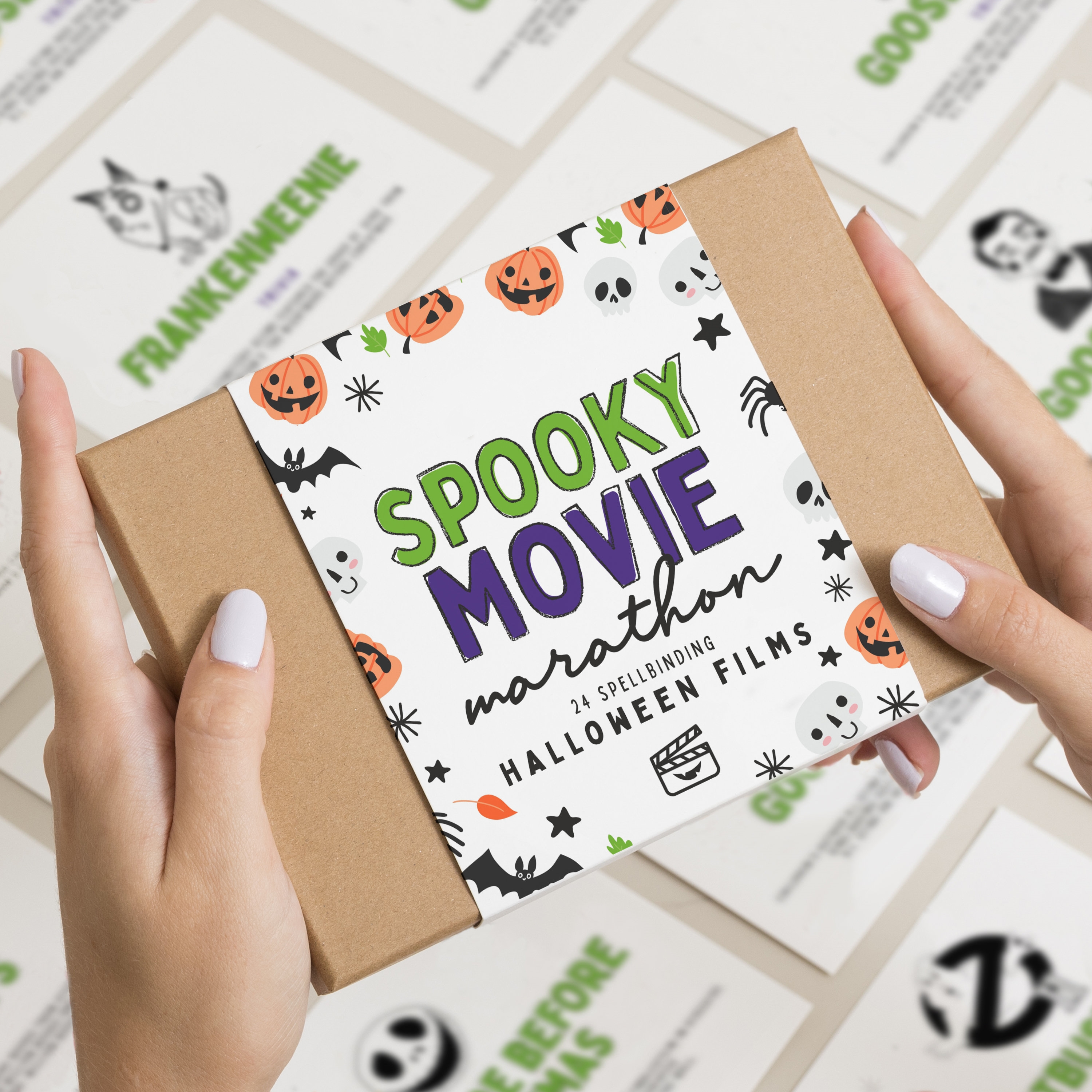💀Halloween Advent Calendar-🗃Twenty-Four Days Of Movie Card Set