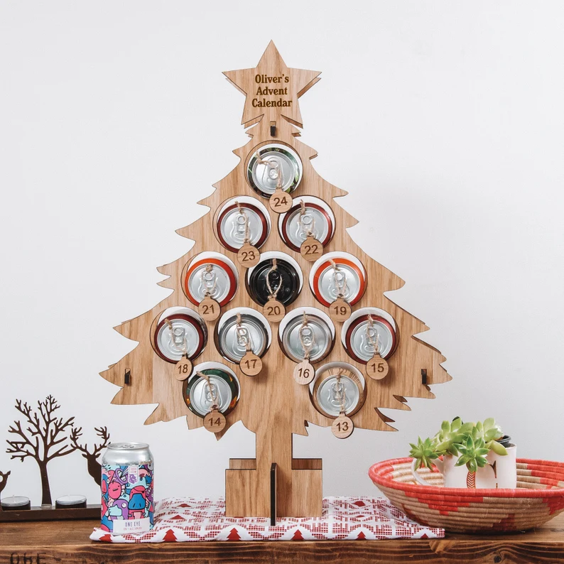 🤶Christmas Per-Sale🎁Christmas Countdown-Wooden Adult Advent Calendar