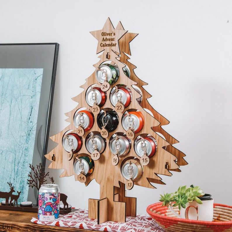 🤶Christmas Per-Sale🎁Christmas Countdown-Wooden Adult Advent Calendar