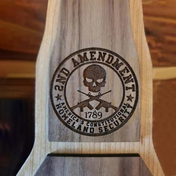 'SUPPORT 2ND AMENDMENT' WOODEN GIFT BOX 