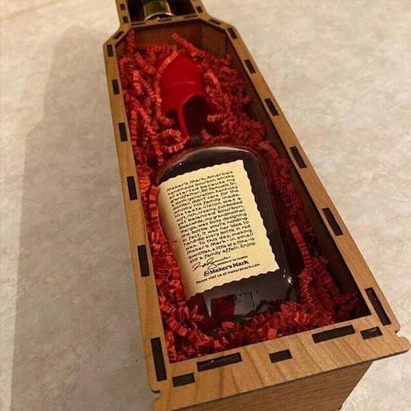 'SUPPORT 2ND AMENDMENT' WOODEN GIFT BOX 
