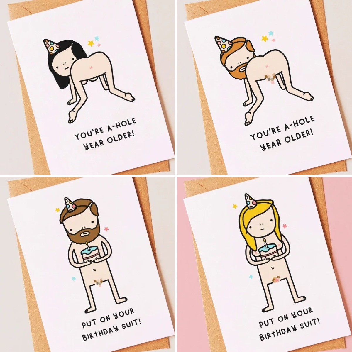 Funny Rude Birthday Card
