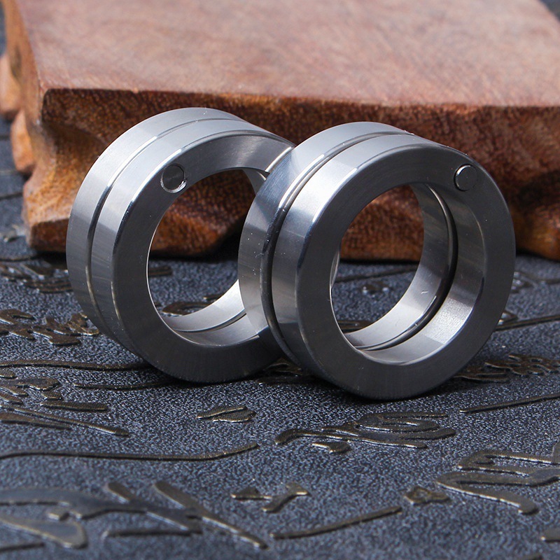Transformable Full Stainless Steel Self Defense Brass Knuckles Ring