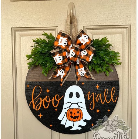 Halloween Front Door Decor 