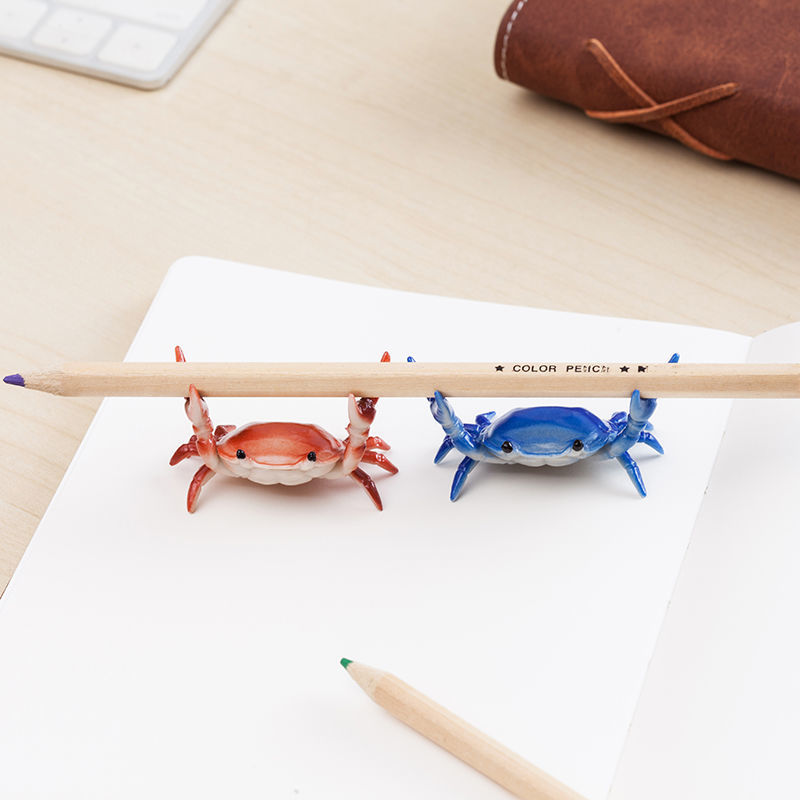 Stationery Crustaceans - Weight Lifting Small Crab Pen & Glasses Holder