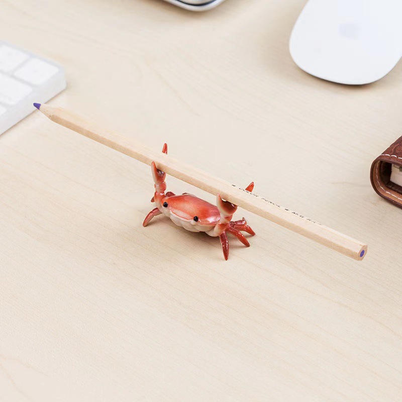 Stationery Crustaceans - Weight Lifting Small Crab Pen & Glasses Holder