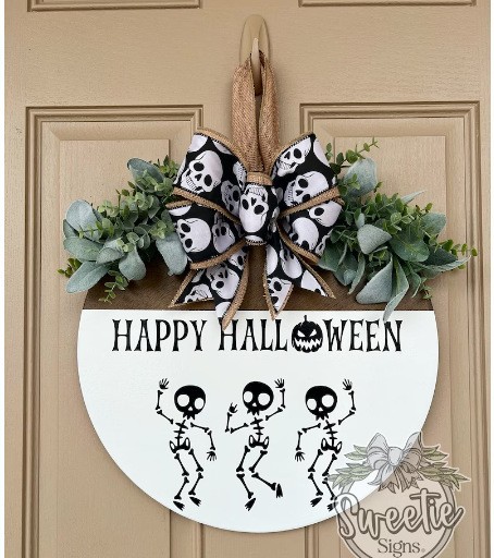 Halloween Front Door Decor 